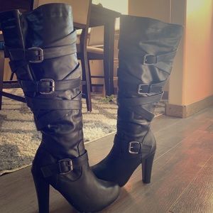 Black boots